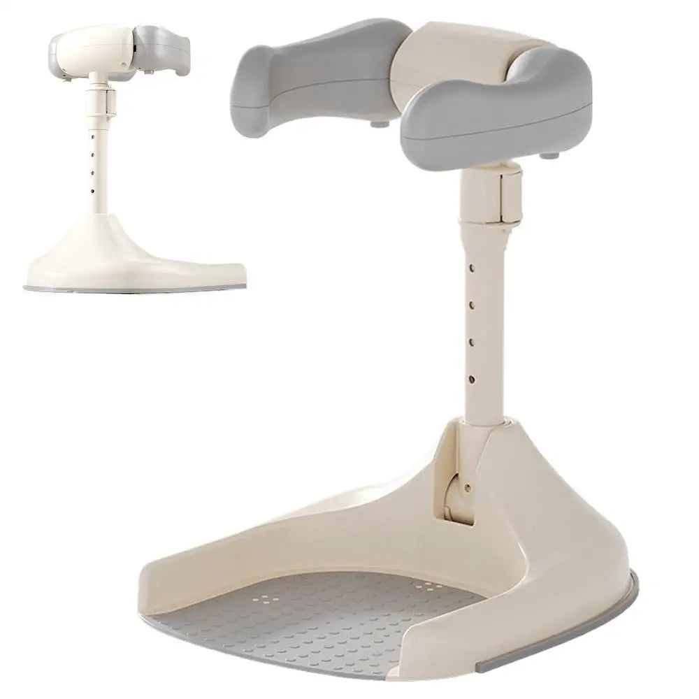 Non-Slip Baby Shower Stand – Foldable Adjustable Height Bath Support for Toddlers