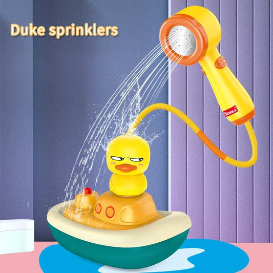 Duck Spray Water Bath Toy – Baby Shower Bathtub Water Toy Set