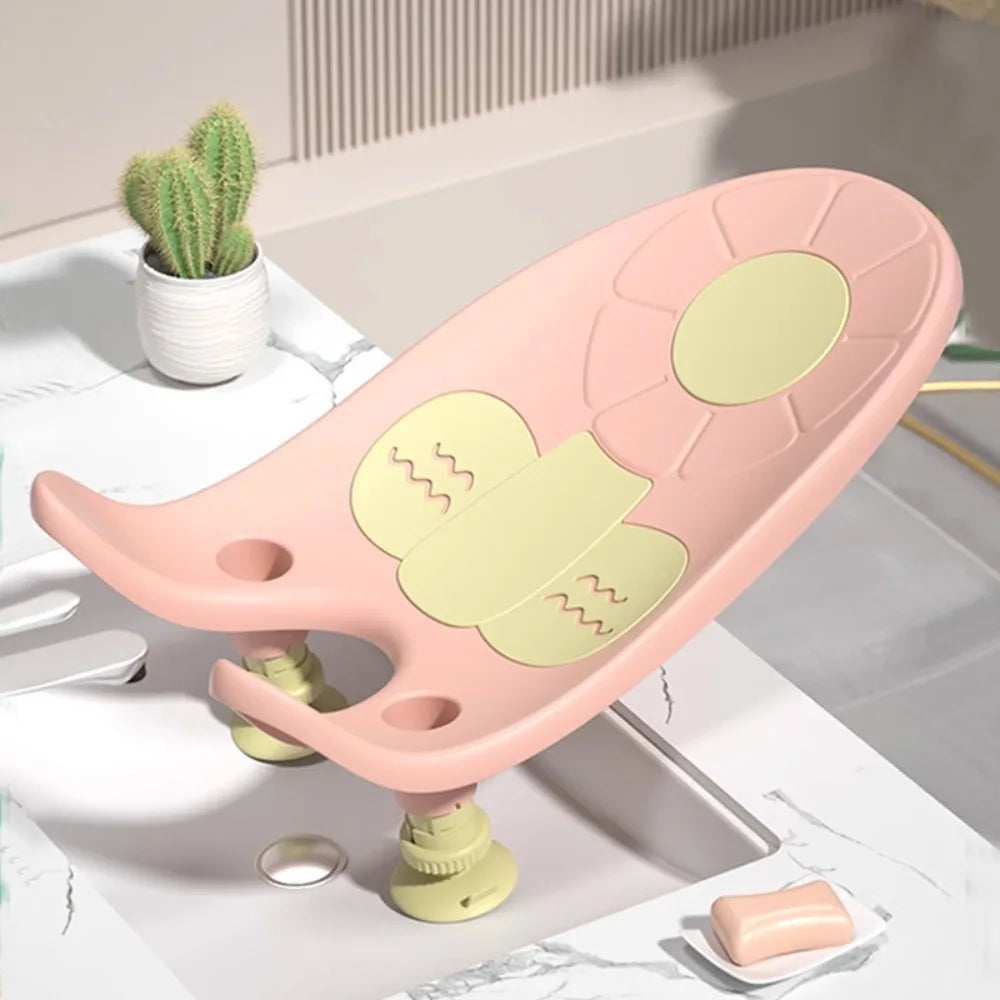 Adjustable Non-Slip Baby Bath Seat – Detachable Multifunction Infant Shower & Tub Support
