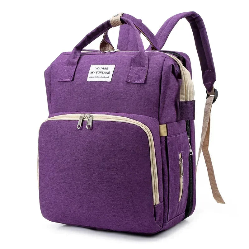 Mummy Diaper Backpack with Changing Mat – Large Travel Bag