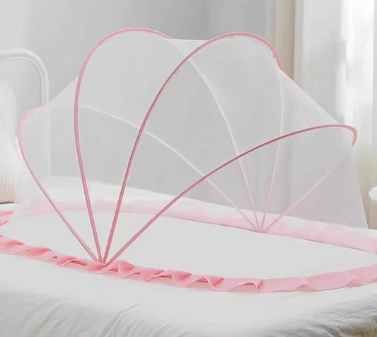 Foldable Baby Mosquito Net Non-Installable Mongolian Tent Baby Bed Mosquito Net Child Protection Healthiness Breathable Light