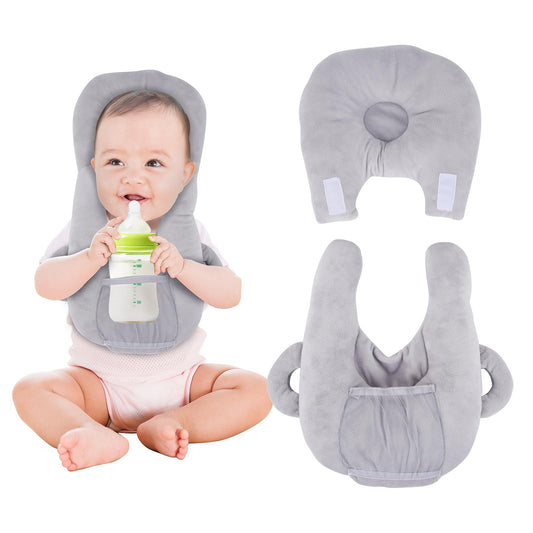 Adjustable Baby Bottle Holder Cushion – Hands-Free Self-Feeding Support Pillow