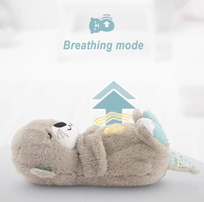 Breathing Baby Bear, Sleep and Playmate, Musical Stuffed Plush Toy with Light & Sound