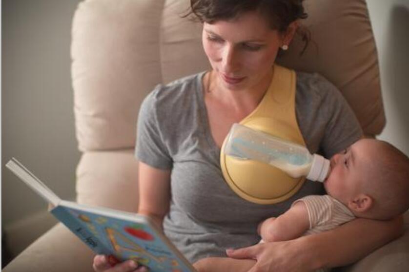 Manual Bottle Holder, Hands-Free Baby Bottle Rack