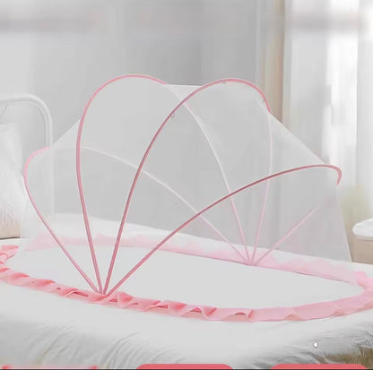 Foldable Baby Mosquito Net Non-Installable Mongolian Tent Baby Bed Mosquito Net Child Protection Healthiness Breathable Light