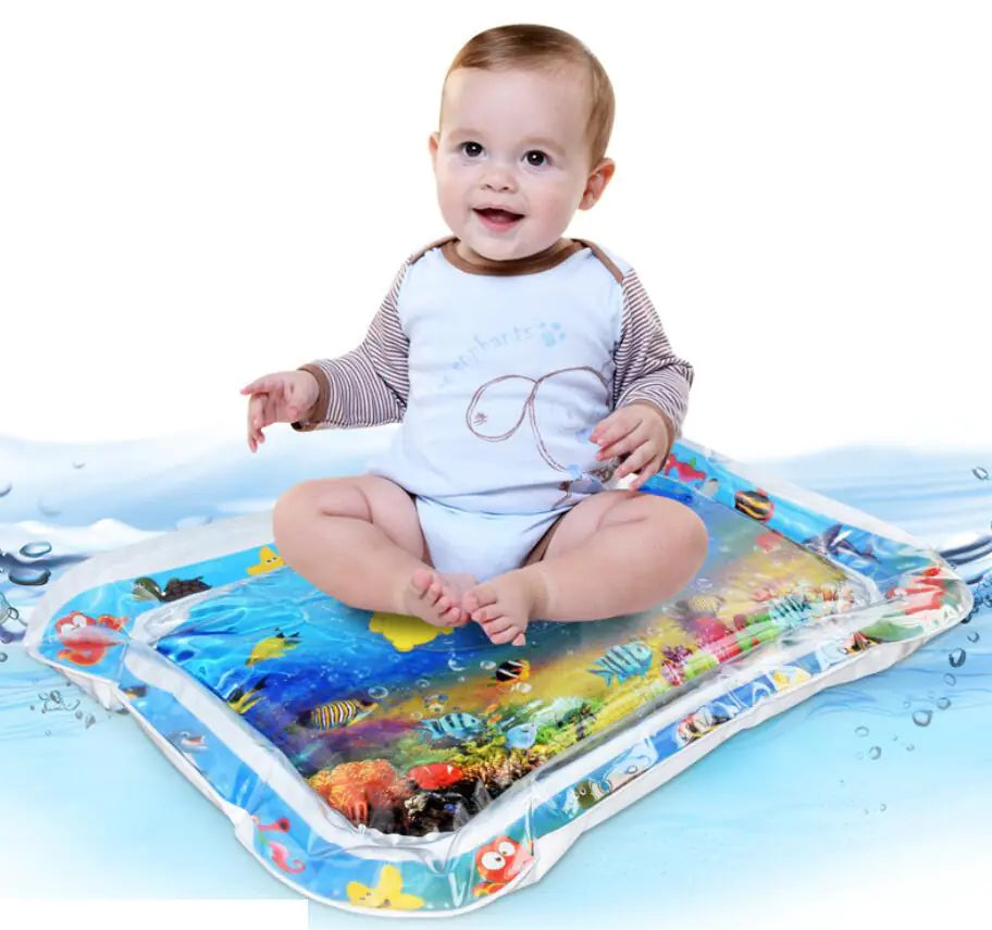 Large Inflatable Baby Water Play Mat for Tummy Time