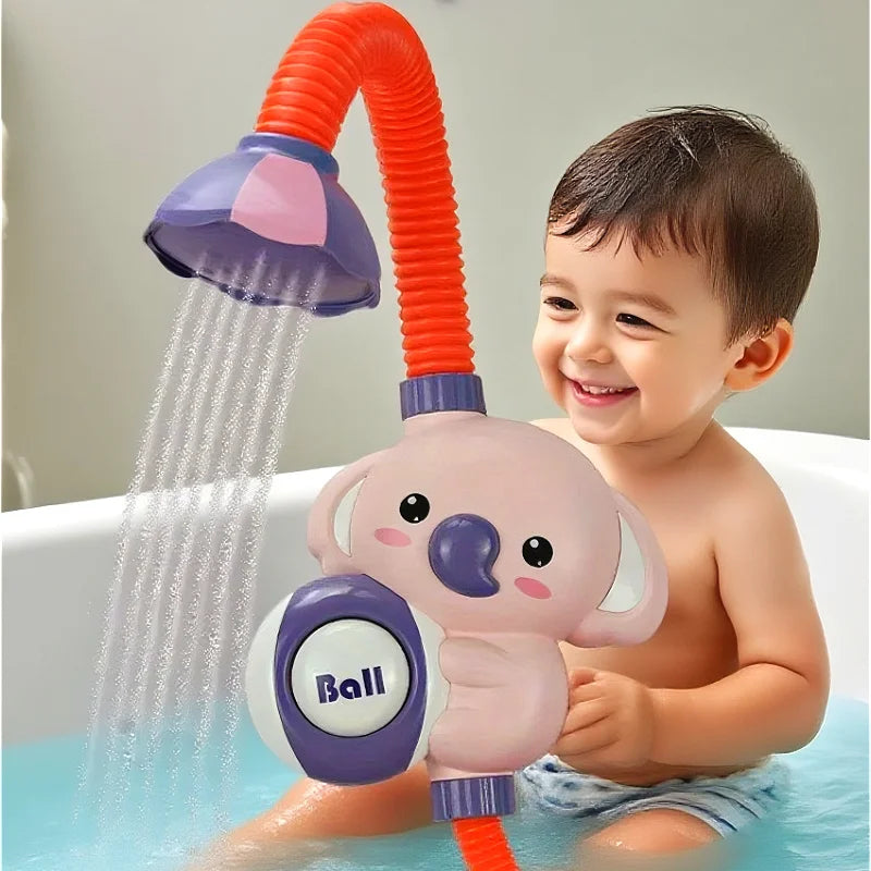 Cartoon Elephant Baby Bath Sprayer – 360° Jet Wash Head