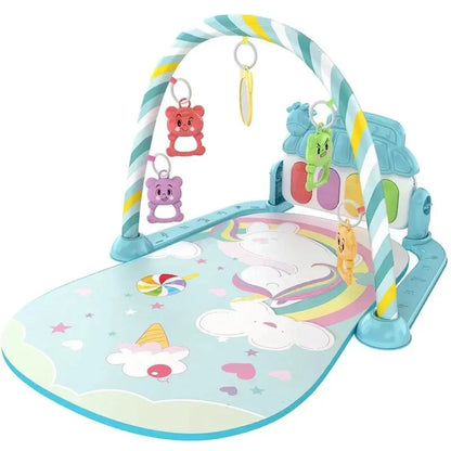 Baby Kick & Play Piano Tummy Time Mat – Musical Activity Gym
