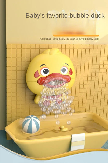 Bubble Duck Baby Bath Toy – Musical Bubble Maker for Toddler Bathtub Fun