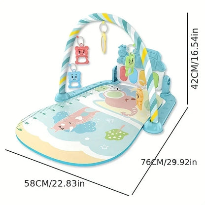 Baby Kick & Play Piano Tummy Time Mat – Musical Activity Gym