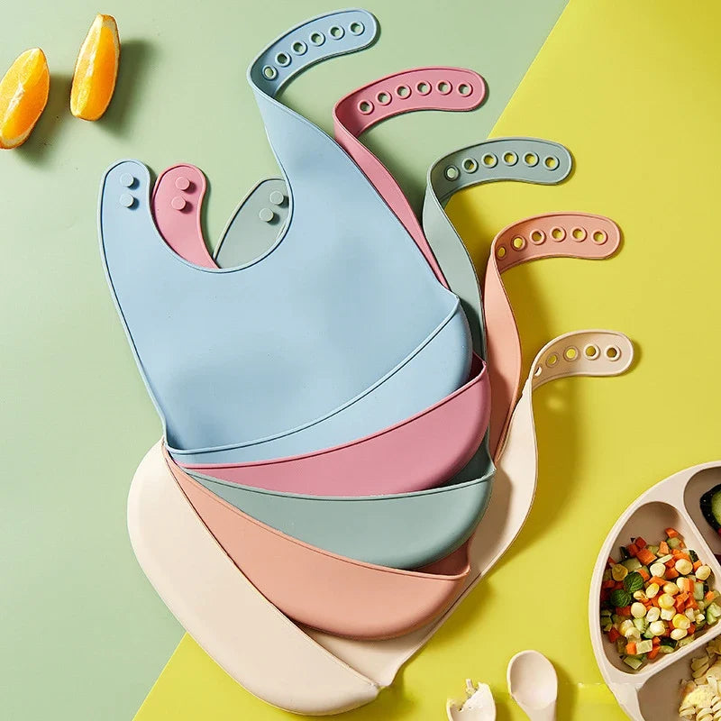 Baby Bib Adjustable Waterproof Bibs