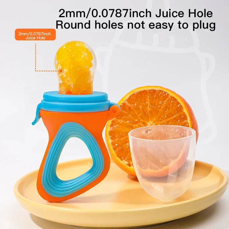 Infant Baby Food Fruit & Vegetable Feeder Pacifier with Medium Mesh Bag
