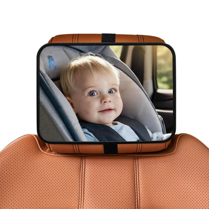 Shatterproof Baby Car Mirror – Rear-Facing Seat View