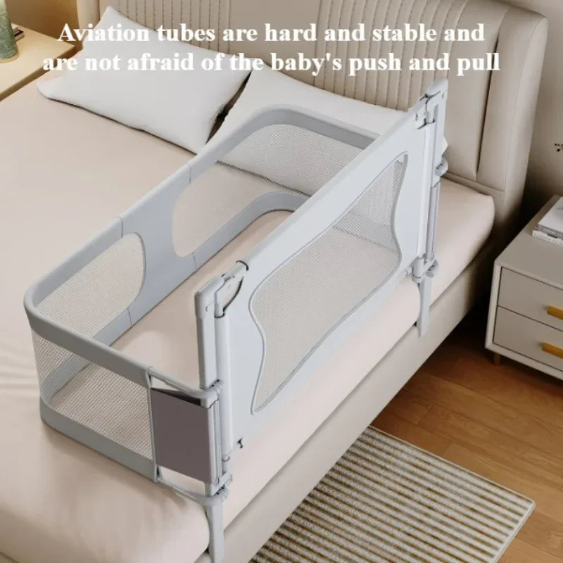 Baby Bedside Breathable Foldable Bassinet Bed Crib with Visible Mesh Window and Soft Washable Liner Cover