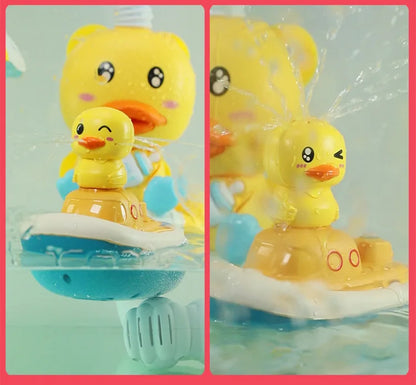 Duck Spray Water Bath Toy – Baby Shower Bathtub Water Toy Set