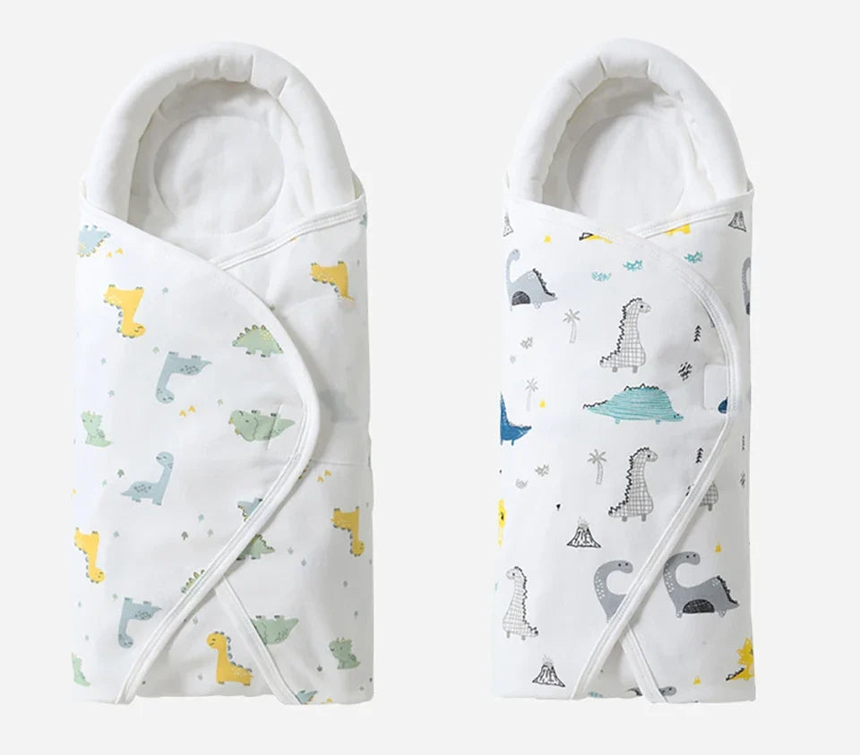 Cotton Baby Swaddle Wrap Blanket – Anti-Startle, 0–6 Months