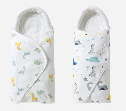 Cotton Baby Swaddle Wrap Blanket – Anti-Startle, 0–6 Months
