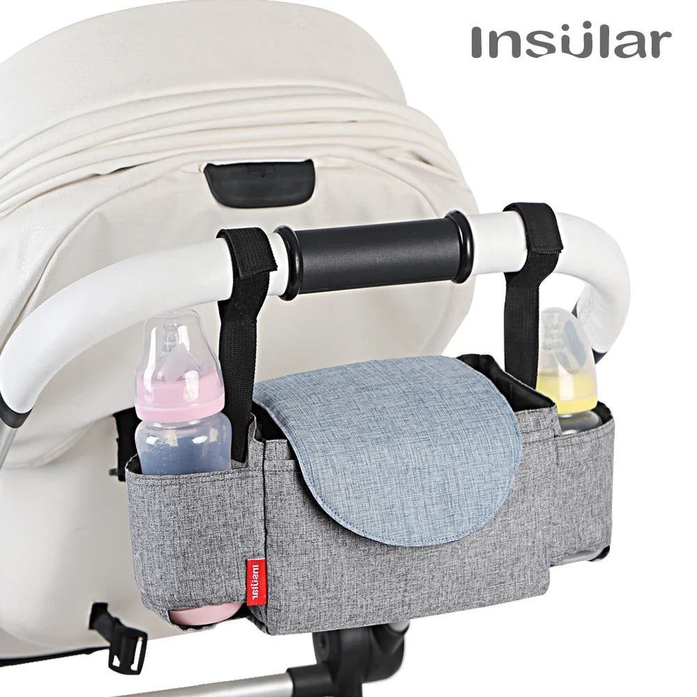 Insulated Baby Bottle Bag & Diaper Organiser