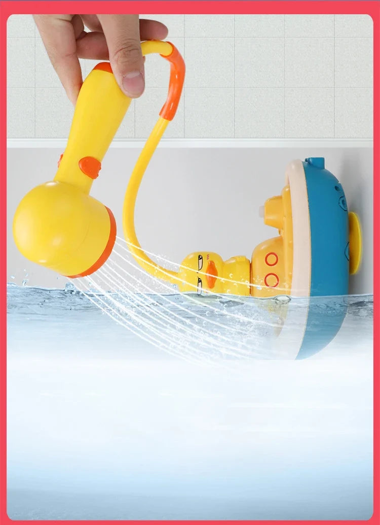 Duck Spray Water Bath Toy – Baby Shower Bathtub Water Toy Set