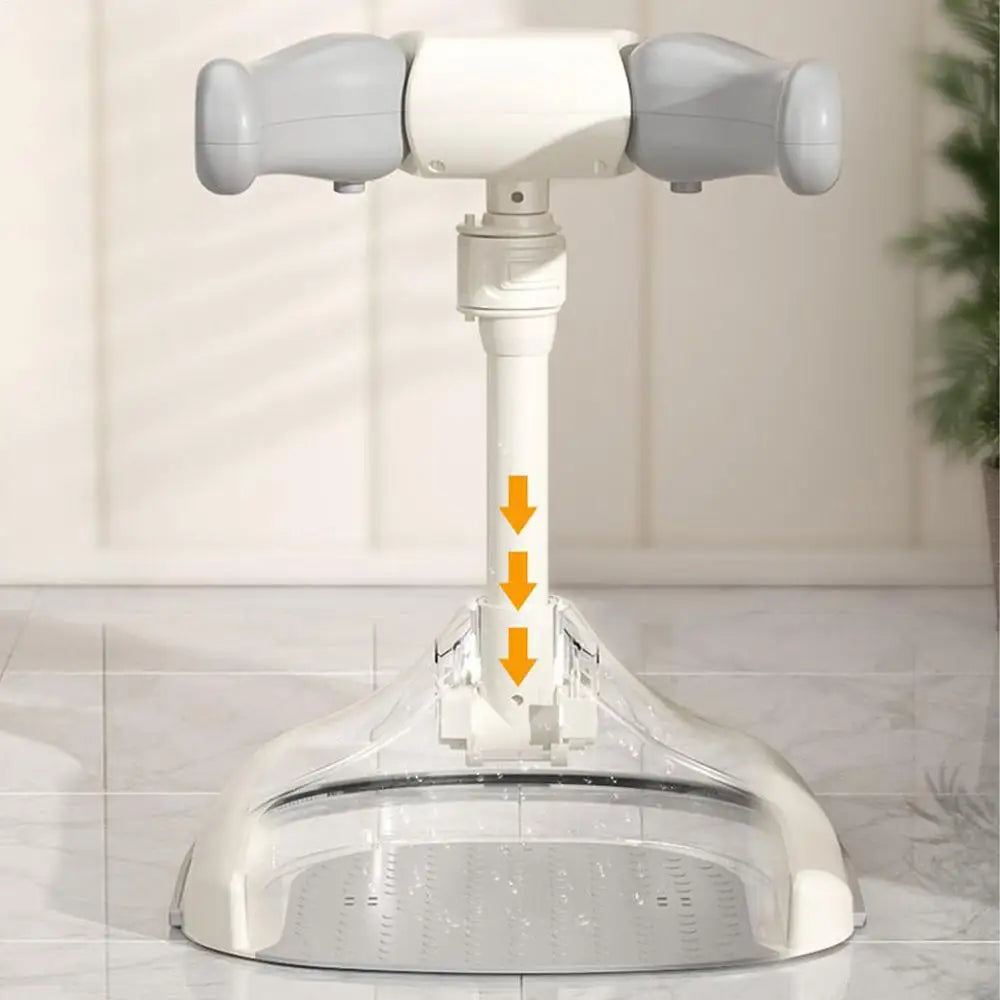 Non-Slip Baby Shower Stand – Foldable Adjustable Height Bath Support for Toddlers