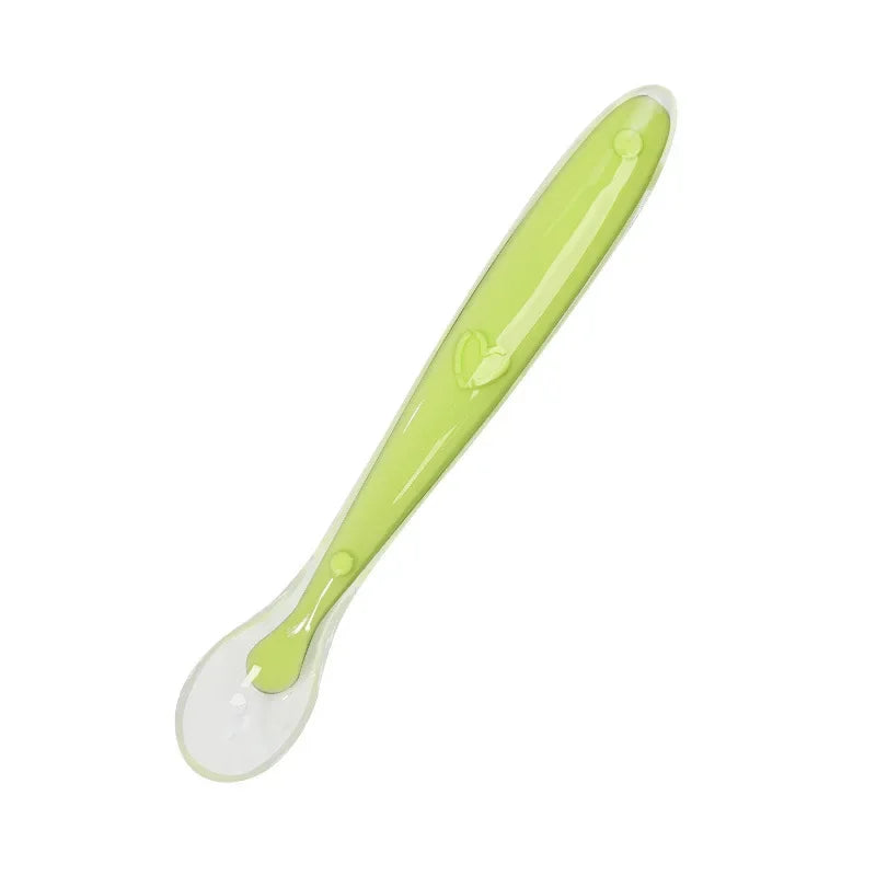Baby Silicone Learning Spoon Set – 4-Pack, Soft & BPA-Free