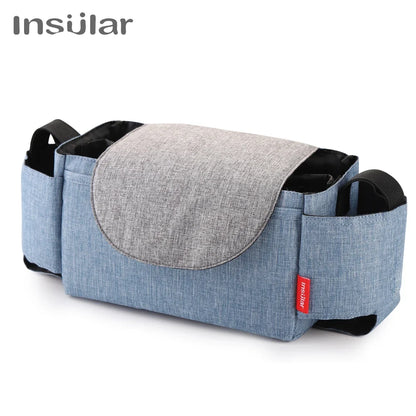 Insulated Baby Bottle Bag & Diaper Organiser