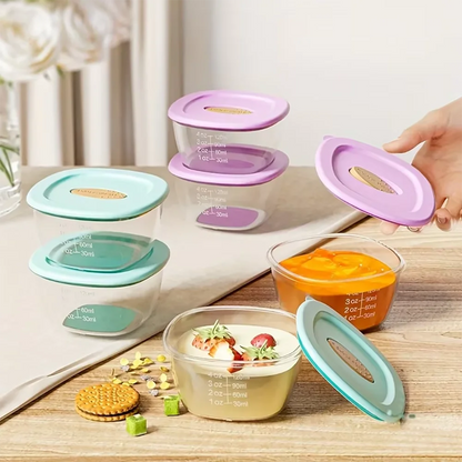Baby Food Storage Containers 4-Pack – Sealed with Lids