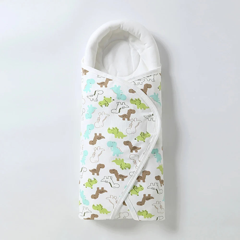 Cotton Baby Swaddle Wrap Blanket – Anti-Startle, 0–6 Months