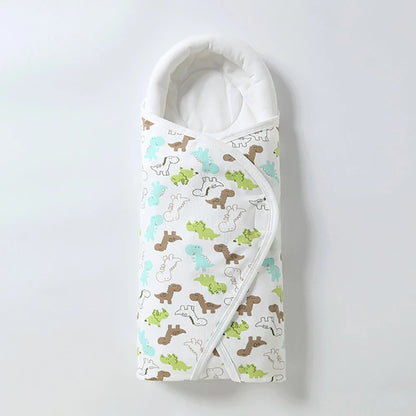 Cotton Baby Swaddle Wrap Blanket – Anti-Startle, 0–6 Months
