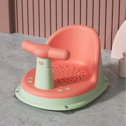 Non-Slip Baby Bath Seat – Portable Suction Shower Seat for Infants 6–18 Months