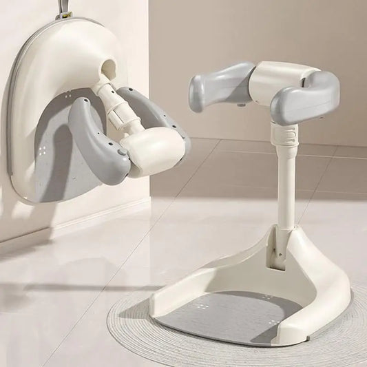 Non-Slip Baby Shower Stand – Foldable Adjustable Height Bath Support for Toddlers