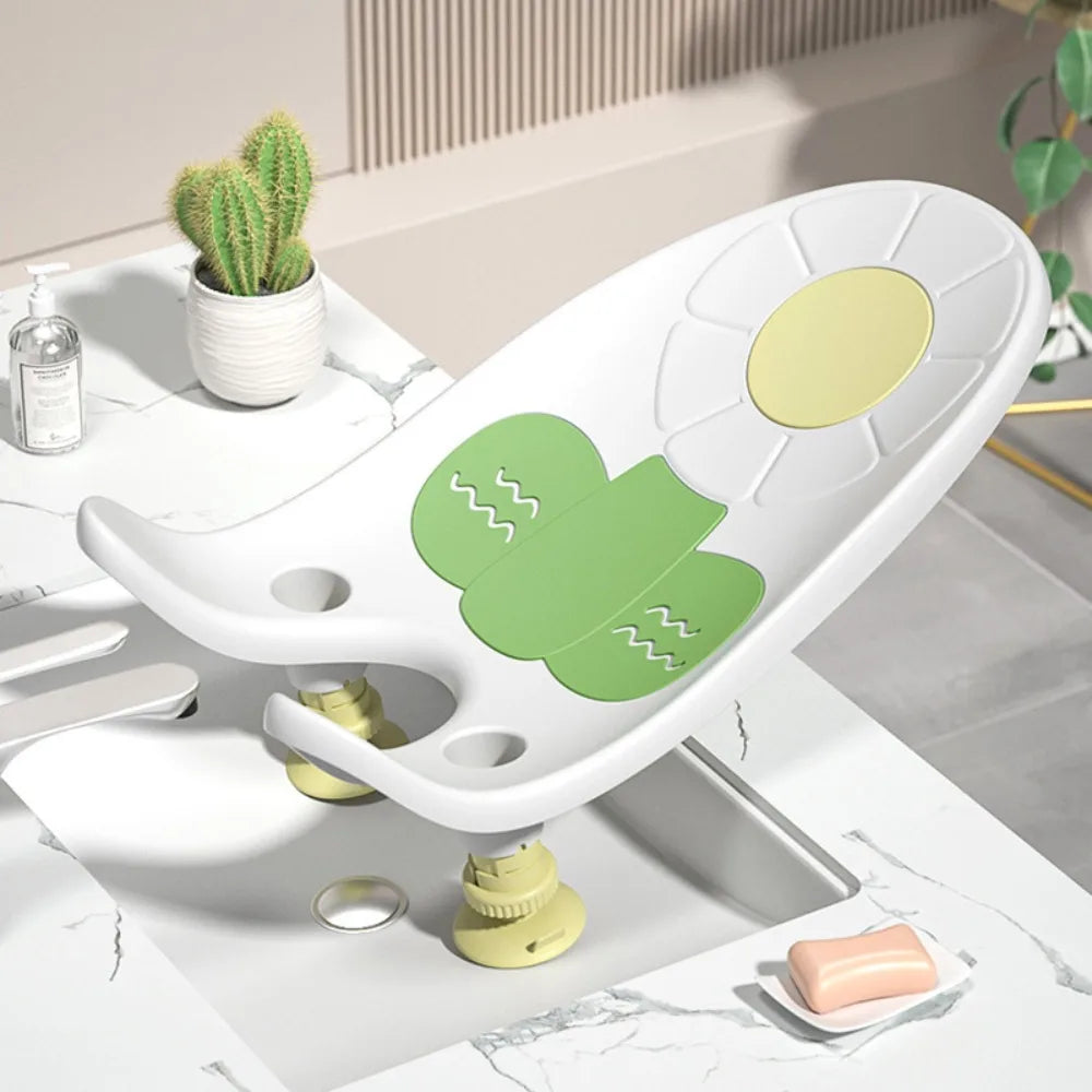 Adjustable Non-Slip Baby Bath Seat – Detachable Multifunction Infant Shower & Tub Support