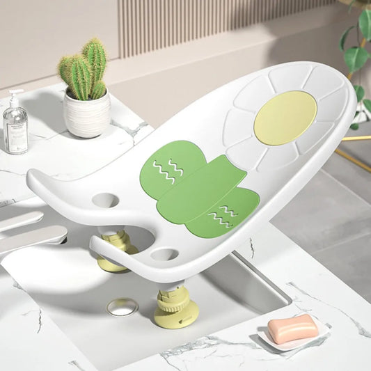 Adjustable Non-Slip Baby Bath Seat – Detachable Multifunction Infant Shower & Tub Support