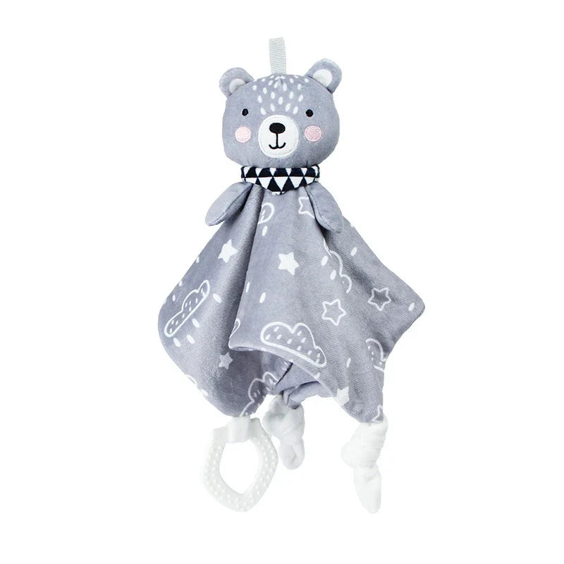 Baby Security Blanket – Plush Comforter & Rattle Toy