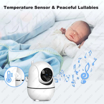 5" HD Video Baby Monitor – PTZ Camera & Night Vision