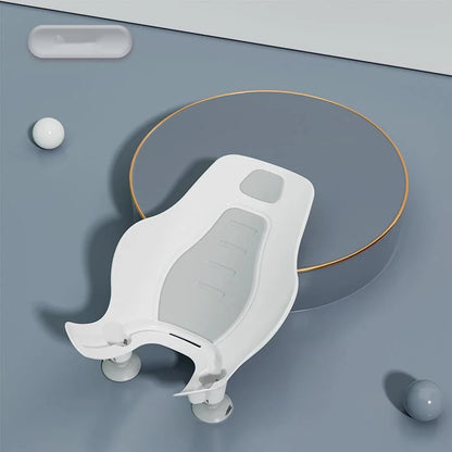 Portable Baby Wash Basin – Non-Slip PP Plastic Newborn Bath Tub with Suction Base & Drain