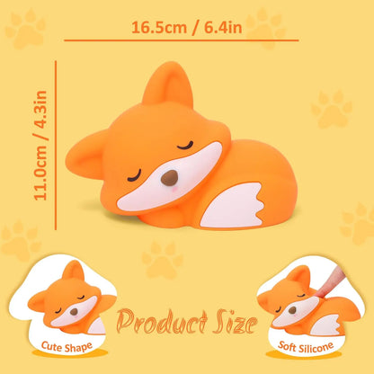 Silicone Animal Night Light – USB Rechargeable Bedside Lamp