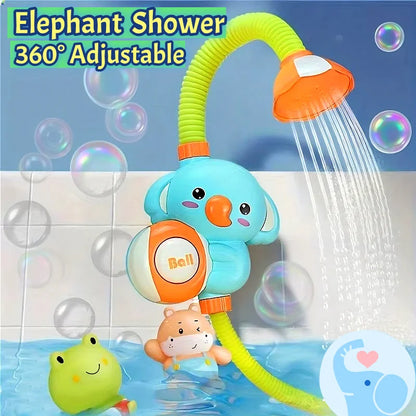 Cartoon Elephant Baby Bath Sprayer – 360° Jet Wash Head