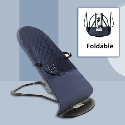 2-in-1 Convertible Baby Bouncer Seat with Toy Bar - No Battery Self-Rocking Hip-Healthy Seat for Infants 0-2 Years