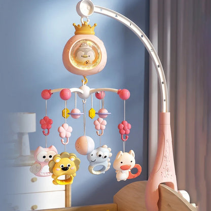 Baby Crib Mobile with Projector, Night Light & Music