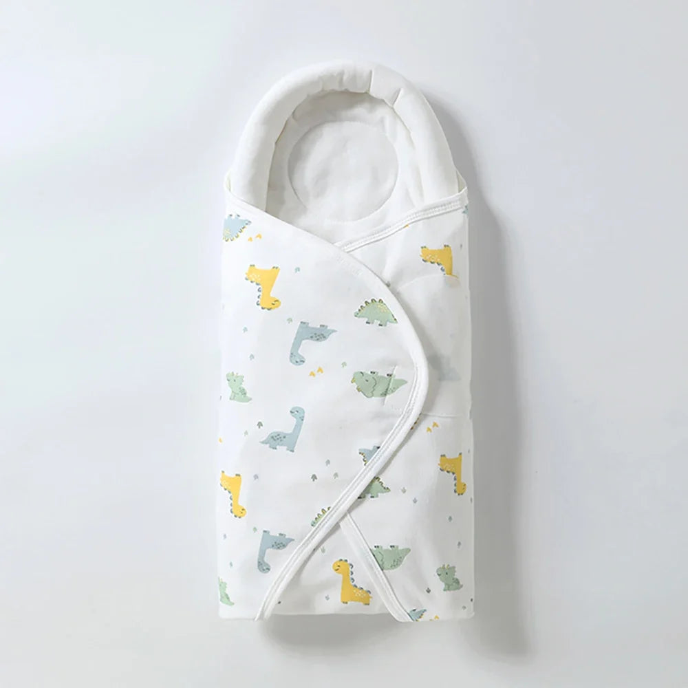 Cotton Baby Swaddle Wrap Blanket – Anti-Startle, 0–6 Months