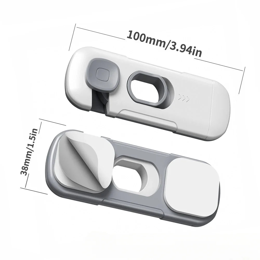 Child Safety Cabinet Locks 2-Pack – No-Tool, Universal Fit