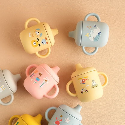 Silicone Baby Training Cup – BPA-Free, Leak-Proof