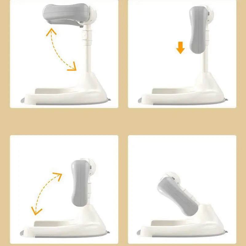 Non-Slip Baby Shower Stand – Foldable Adjustable Height Bath Support for Toddlers