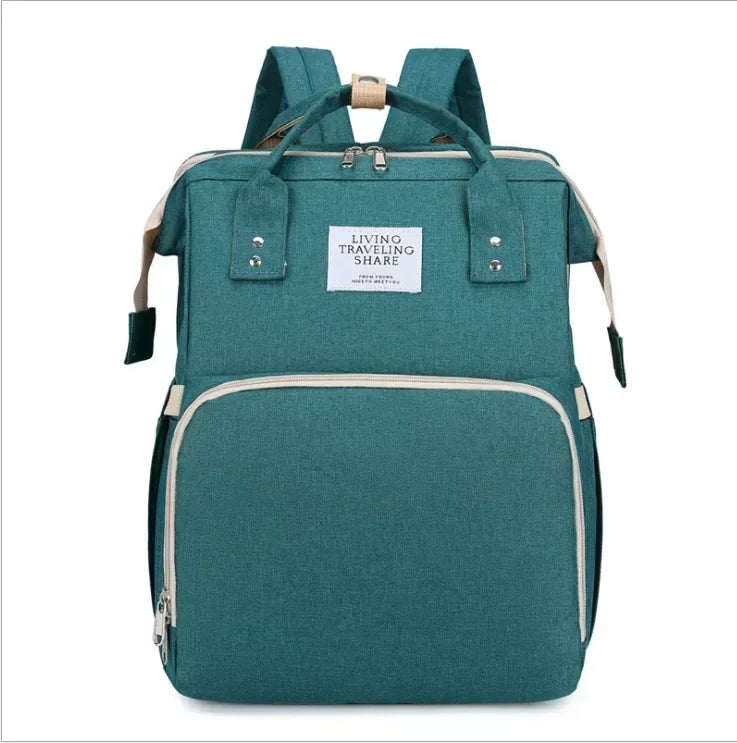Mummy Diaper Backpack with Changing Mat – Large Travel Bag