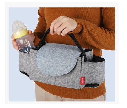Insulated Baby Bottle Bag & Diaper Organiser