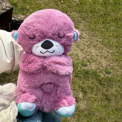 Breathing Baby Bear, Sleep and Playmate, Musical Stuffed Plush Toy with Light & Sound