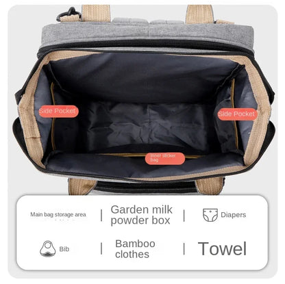 Mummy Diaper Backpack with Changing Mat – Large Travel Bag