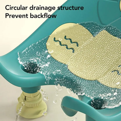 Adjustable Non-Slip Baby Bath Seat – Detachable Multifunction Infant Shower & Tub Support