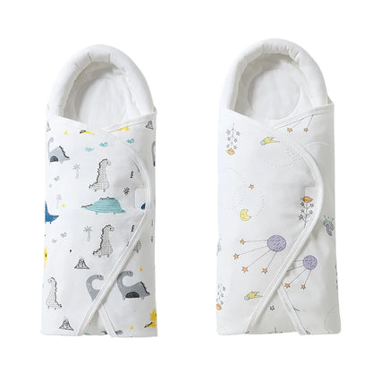Cotton Baby Swaddle Wrap Blanket – Anti-Startle, 0–6 Months
